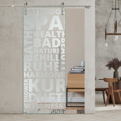 Glasschiebetür mit AG50 