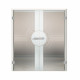 Glastür 2-flügelig GTR848-2flg Komplettpaket 2-flügelige Glastüren