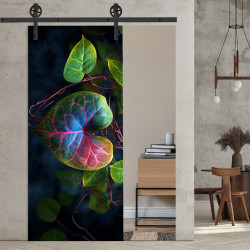 Glasschiebetür 1287 - mit Corvara Designschiebesystem