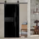 Glasschiebetür ST1293-sw mit Corvara