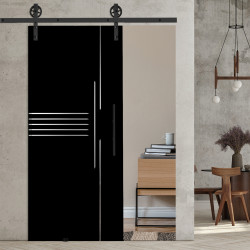 Glasschiebetür ST1293-sw mit Corvara