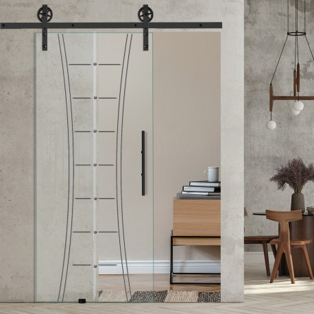 Glasschiebetür ST865-F mit Corvara